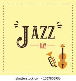 International Jazz Day Vector Template Design Illustration