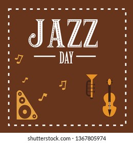 International Jazz Day Vector Template Design Illustration