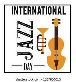 International Jazz Day Vector Template Design Illustration