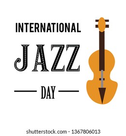 International Jazz Day Vector Template Design Illustration