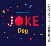 International Joke day vector   background or graphic  banner