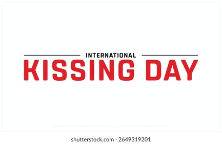 Projeto do Dia Internacional do Beijaço em fundo branco, Projeto tipográfico do Dia Internacional do Beijaço, Projeto vetorial do Dia Internacional do Beijaço, Dia Internacional do Beijaço