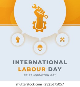 International Labor Day Celebration Vector Design Illustration for Background, Poster, Banner, Advertising, Greeting Card