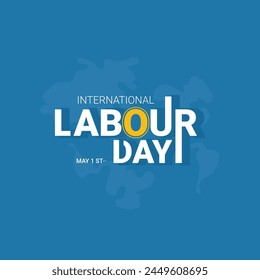 International labor day creative social media poste and text vector illustration  design template