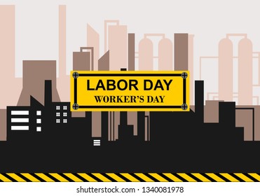 International Labor day  logo vector