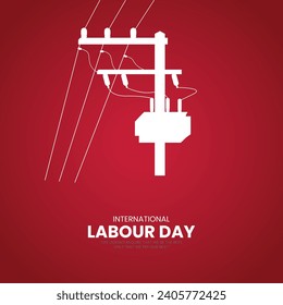 International Labor Day. Labor day. May 1st. 3D illustration
