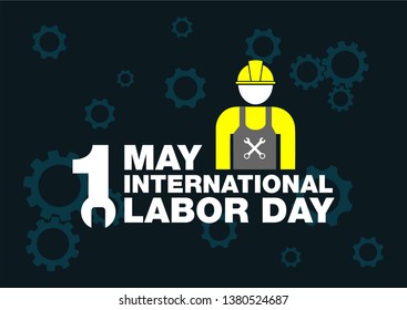 International labor day vector