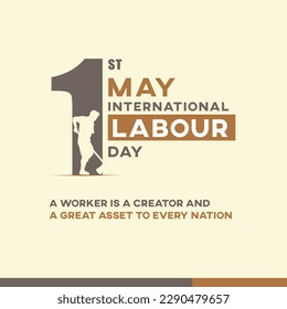 International Labour Day, May 1st,  
A Group of People in different Construction workers, Labor day, World Labor Vector Templates, Social Media Post