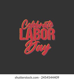 International Labour Day, May 1st.  red text with black background. 