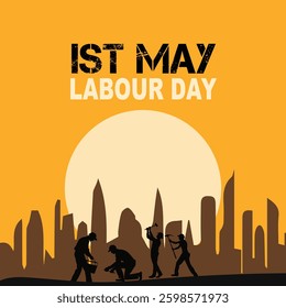 International labour day poster design.