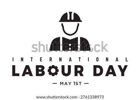 International Labour Day Poster. Vector Illustration