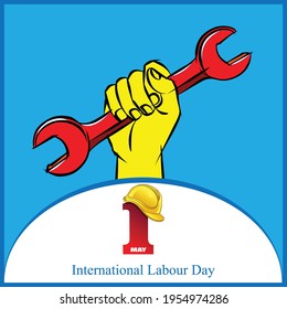 international labour day vector logo