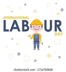 International Labour Day,  Workers Day, happy Labour day or international workers day vector illustration. 