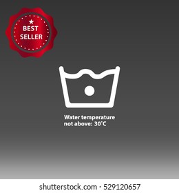 International Laundry Washing Instructions Icon