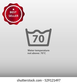 International Laundry Washing Instructions Icon