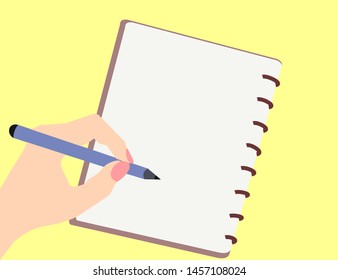 International Left Handers Day is observed annually on August 13 to celebrate the uniqueness and differences of the left handers.The hand is writing a book.