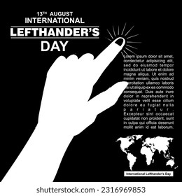 International Lefthander's day, 13 August