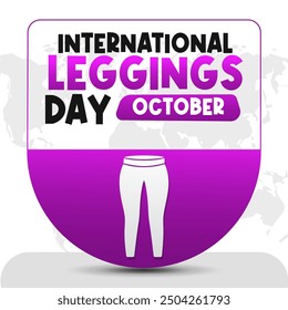 International Leggings Day Vector Trendy and Stylish Design for Fashion Enthusiasts