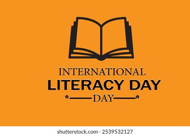 International Literacy Day, international literacy day with books, International Literacy Day, Open book logo illustration vector.