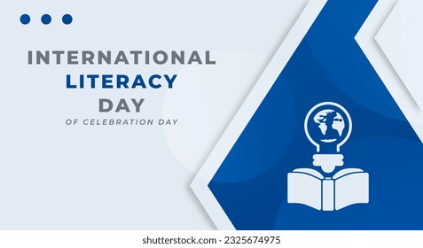 International Literacy Day Celebration Vector Design Illustration for Background, Poster, Banner, Advertising, Greeting Card