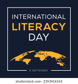 International Literacy Day, held on 8 September.