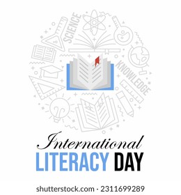 International literacy day poster design