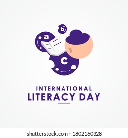 International Literacy Day Vector Design Illustration