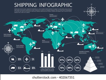 World Map Shipping Images Stock Photos Vectors Shutterstock