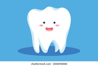 International Love Tooth Day Brushing Illustration Dental Health Oral Cleaning Poster