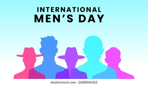 International man's day, campaign pose n solidarity and support for men's rights and gender equality