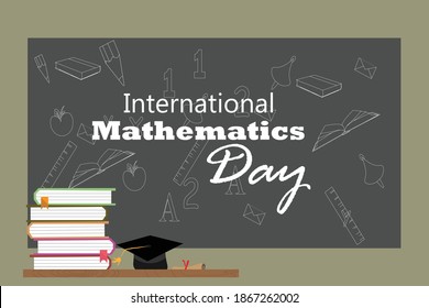 International Mathematics Day Vector Illustration December 22.