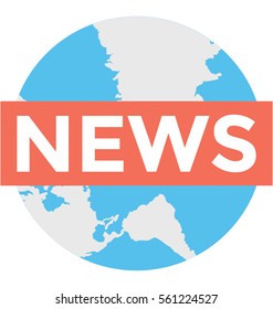 International Media Vector Icon