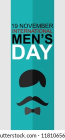 International men day vector illustration. Suitable for greeting card, poster and banner.