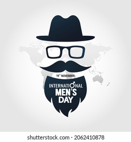 International men day  Vector sign
