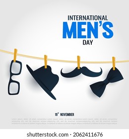 International men day  Vector sign
