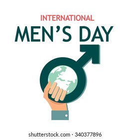 International Men's Day, 19th November, background, card, poster, 