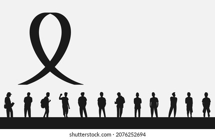 International Men's Day background and Copy space area. Suitable to be placed on content with that theme.
