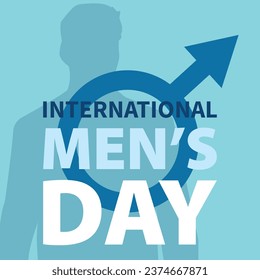 International Men's Day. Celebrated annually on November 19th to recognize and celebrate the cultural, political and socio-economic achievements of men. Vector illustration