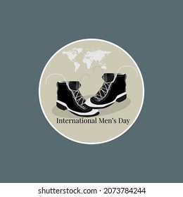 international men's day concept. web banner design. illustration vector