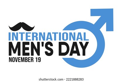 international men's day design for background, banner, poster, or sticker