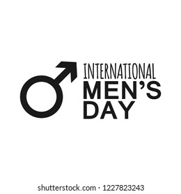 International Mens day Design Template. vector eps 10