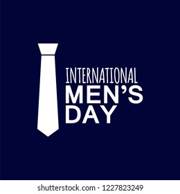 International Mens day Design Template. vector eps 10