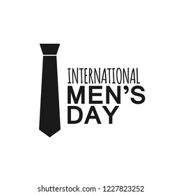 International Mens day Design Template. vector eps 10