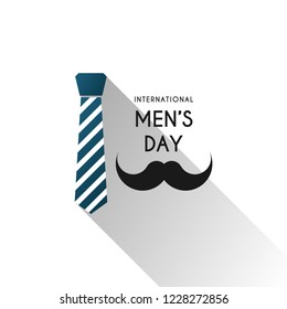 International Men's Day Design Template. Vector Eps 10