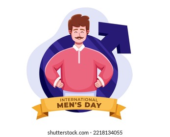 International Men's Day Design Vector Illustration.
Happy Men's Day Vector Illustration.
Suitable For Greeting Card, Postcard, Banner, Poster, Flyer, Web, Etc