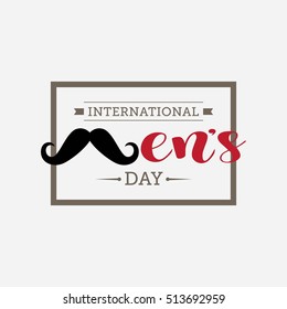 International Men's Day Design Vector. Suitable for greeting card, poster and banner.