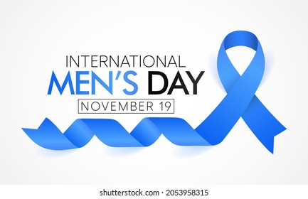 International Men's day (IMD) is observed every year on November 19, to recognize and celebrate the cultural, political, and socioeconomic achievements of men. Vector illustration