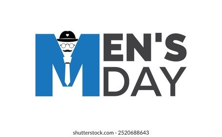 International Men's Day is observed every year on November.Holiday Awareness concept. background, placard, banner template Vector illustration design.