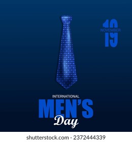 International Men's Day is observed on November 19th each year to celebrate and promote the well-being of men.