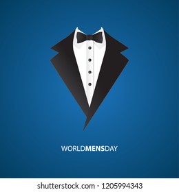 International Mens Day With Tuxedo. Creative And Elegance